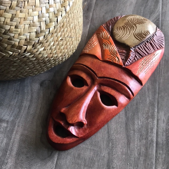 Hand Crafted Other - 🔥4 for $25🔥 CARVED wooden African mask
